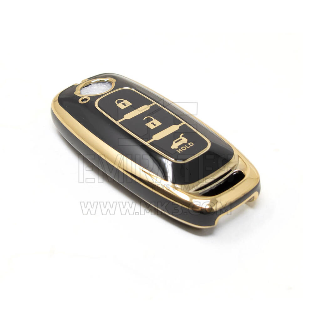 Nuova copertura Aftermarket Nano di alta qualità per chiave remota Nissan 3 pulsanti colore nero NS-C11J3 | Chiavi degli Emirati