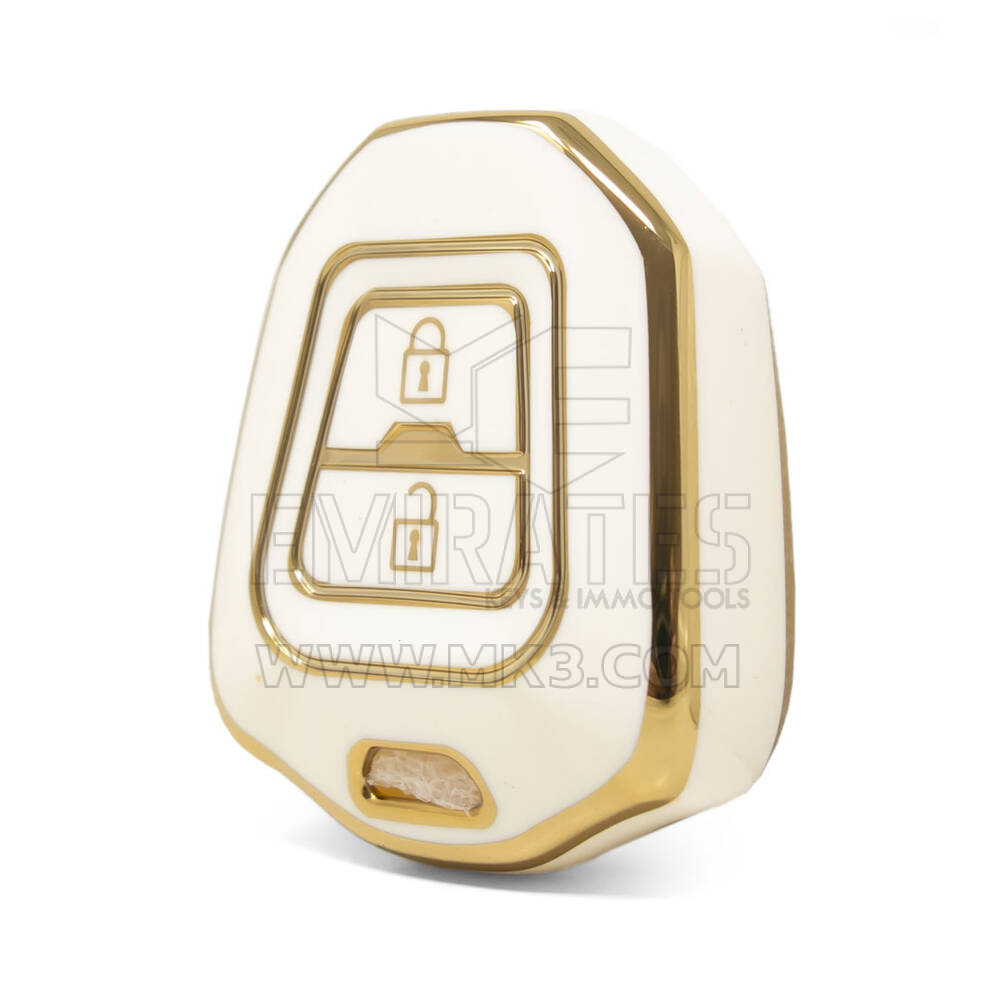 Нано-высококачественный чехол для дистанционного ключа Isuzu 2 кнопки белого цвета ISZ-C11J