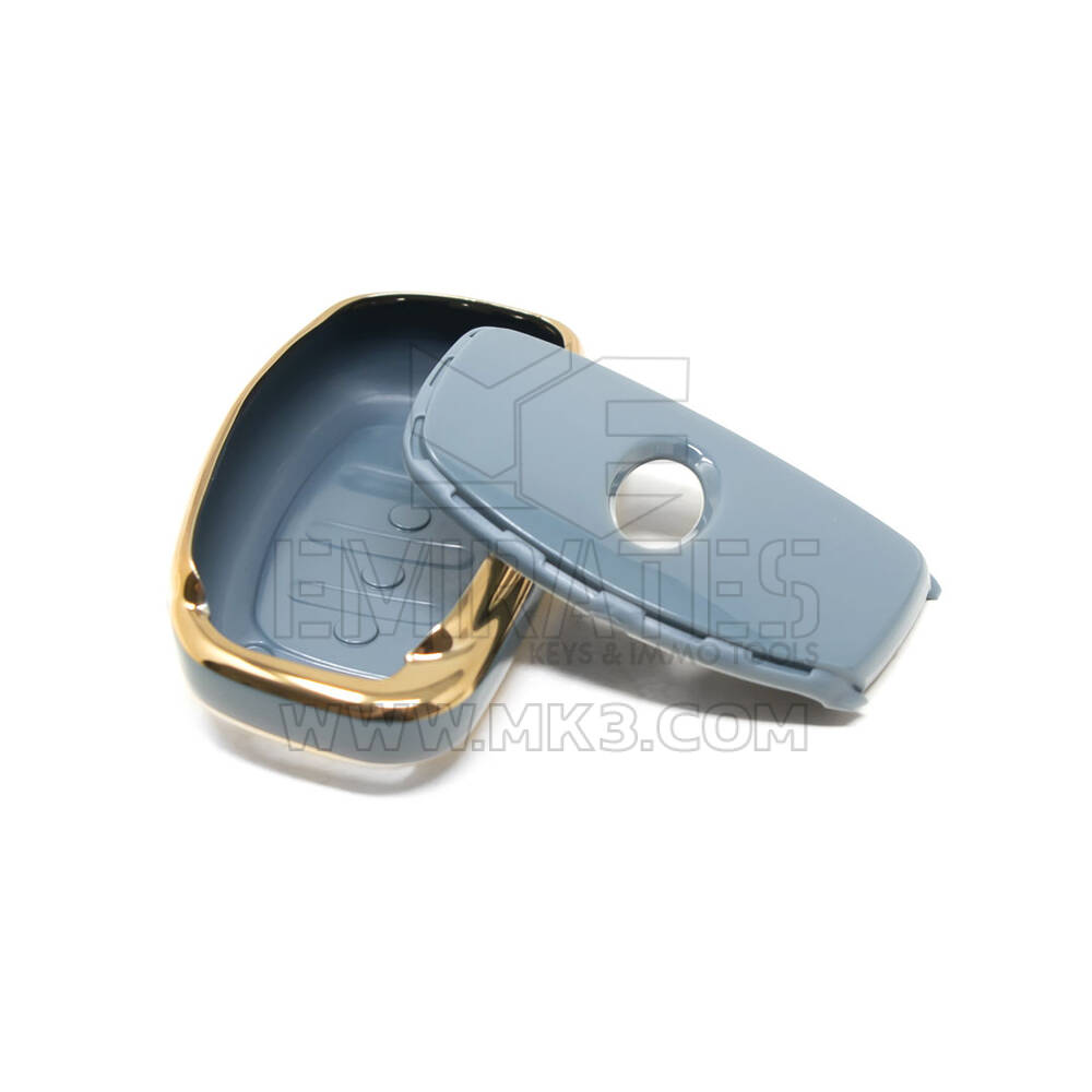 New Aftermarket Nano High Quality Cover For Hyundai Smart Remote Key 4 Buttons Gray Color HY-A11J4B | Emirates Keys