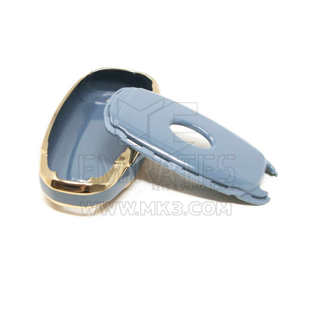 New Aftermarket Nano High Quality Cover For Hyundai Kona Remote Key 4 Buttons Gray Color HY-D11J4B | Emirates Keys