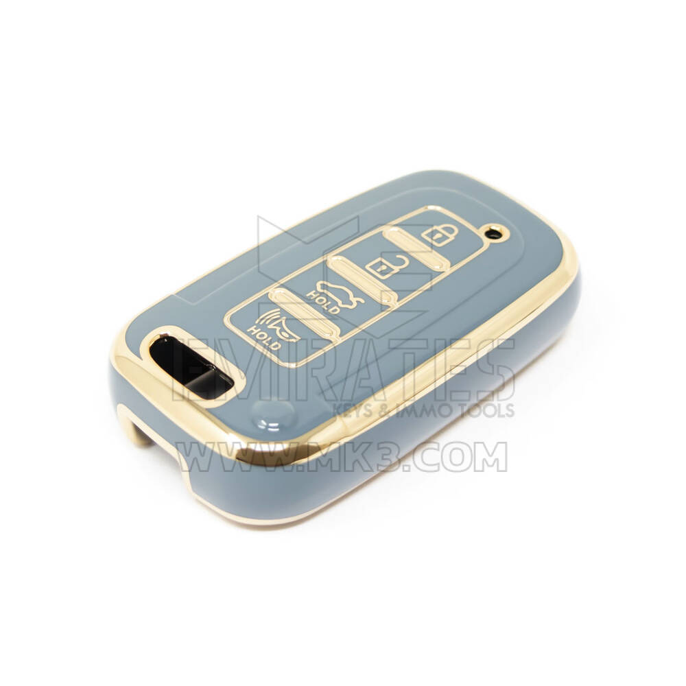 Новый Высококачественный Чехол Нано Послепродажного обслуживания Для Hyundai Kia Дистанционный Ключ 3 + 1 Кнопки Серого Цвета HY-G11J4 | Ключи Эмирейтс