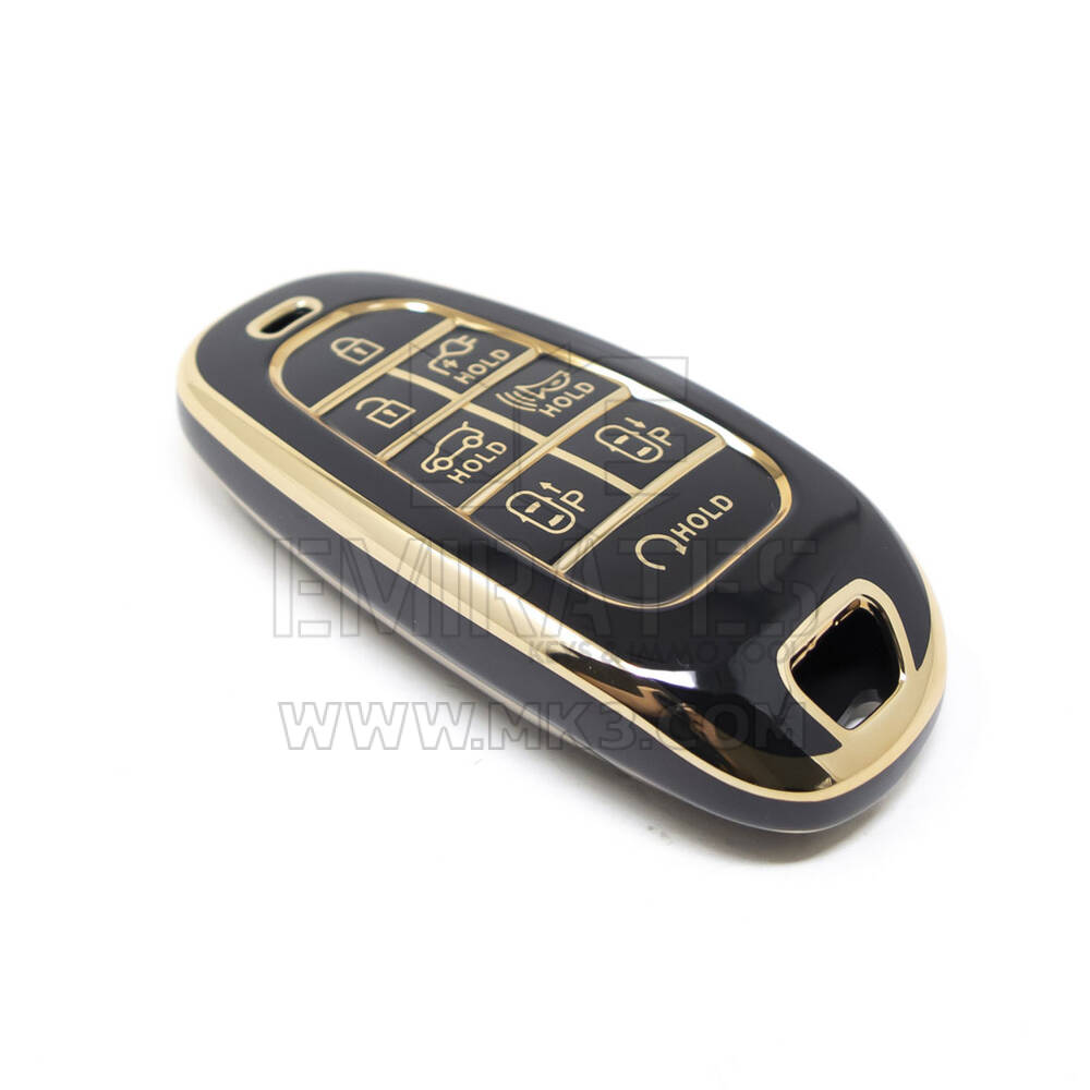 Nueva cubierta de alta calidad NNano del mercado de accesorios para llave remota Hyundai 8 botones Color negro HY-H11J8 | Cayos de los Emiratos