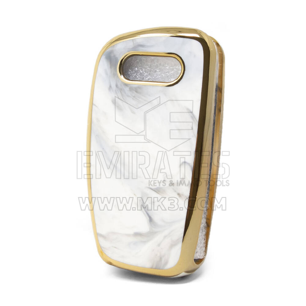Capa Nano Mármore Para Audi Flip Key 3B Branco Audi-C12J | MK3