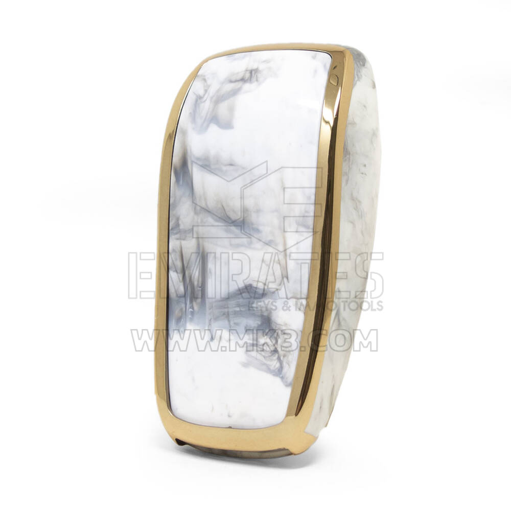 Нано-мраморный чехол для дистанционного ключа Benz 3B, белый Benz-B12J3 | МК3