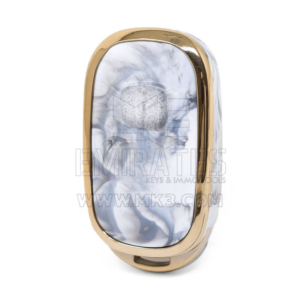 Capa de mármore nano para chave remota Honda 4B branca HD-G12J | MK3