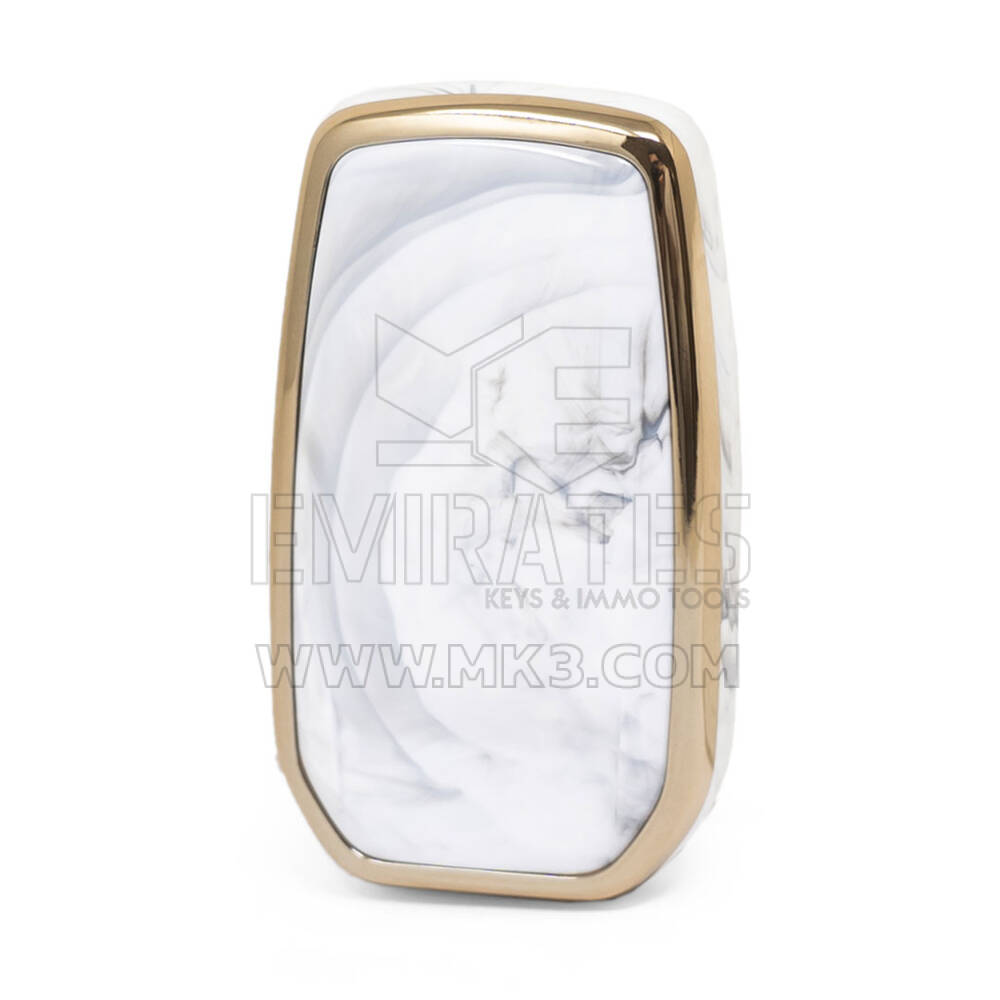 Cubierta Nano Marble para llave remota Toyota 2B blanca TYT-A12J2H | MK3
