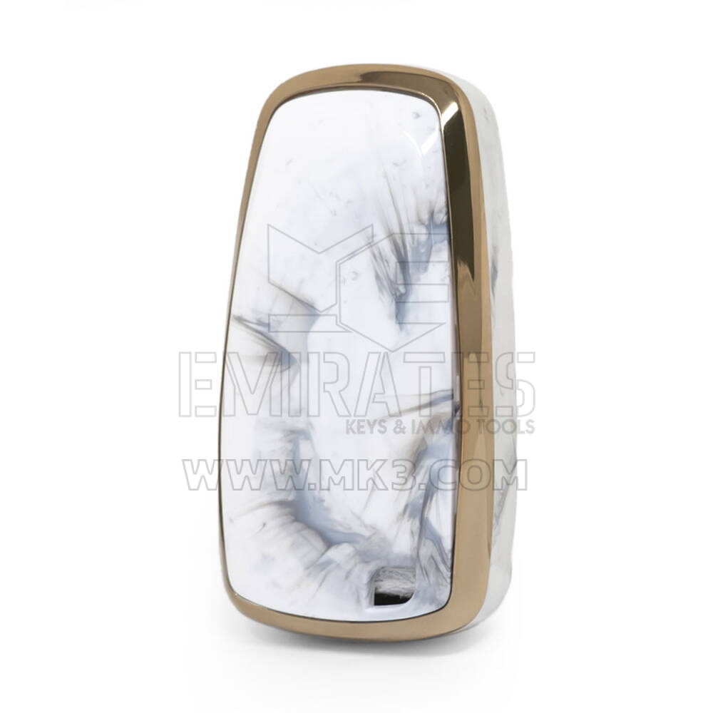 Capa de Mármore Nano para Chave Remota Ford 4B Branco Ford-B12J4 | MK3