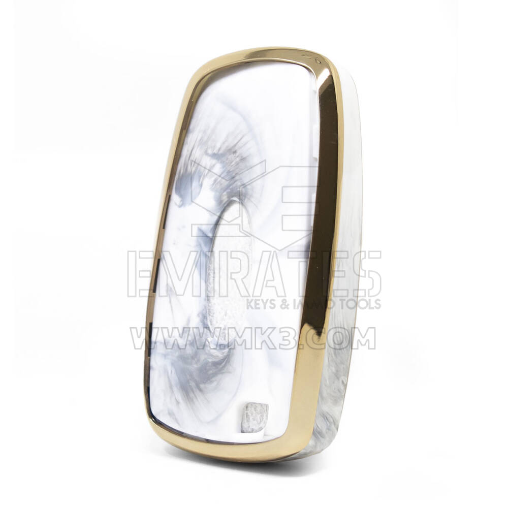 Capa de Mármore Nano para Chave Remota Ford 5B Branco Ford-B12J5 | MK3