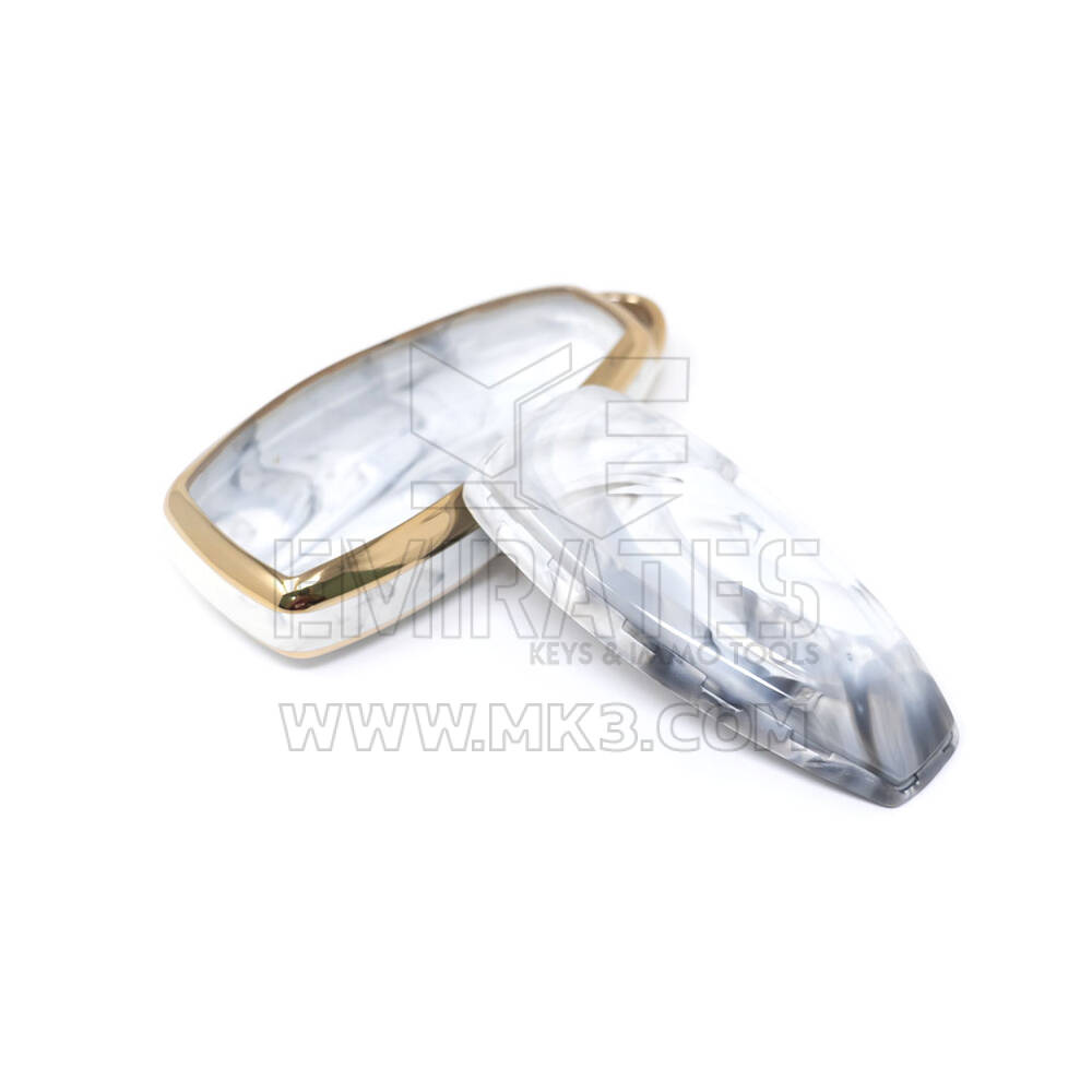 New Aftermarket Nano High Quality Marble Cover For Ford Remote Key 3 Buttons White Color Ford-D12J | Emirates Keys
