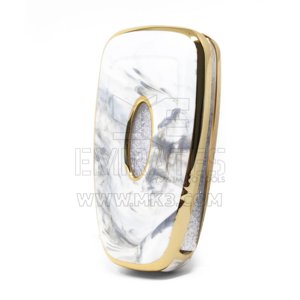 Capa Nano Mármore Ford Flip Chave Remota 3B Branco Ford-E12J | MK3