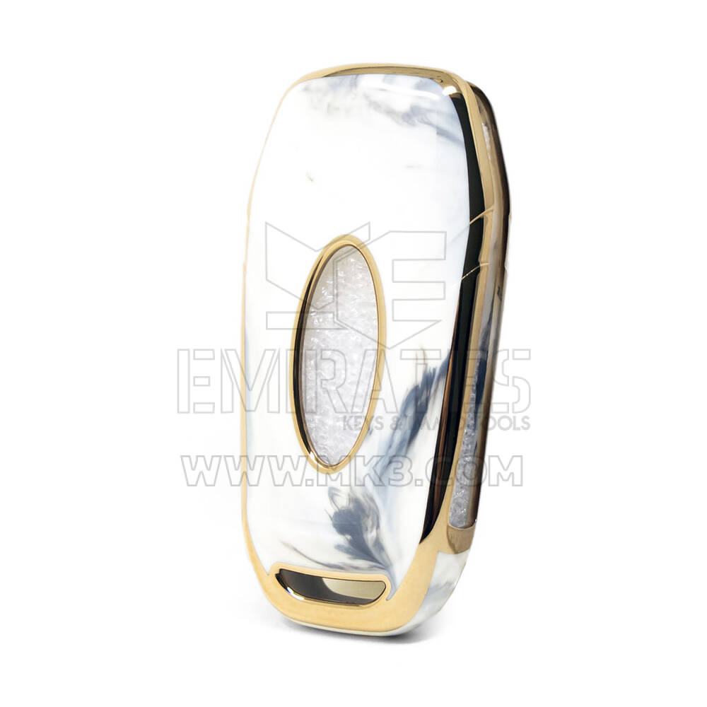 Capa Nano Mármore Ford Flip Chave Remota 3B Branco Ford-F12J | MK3