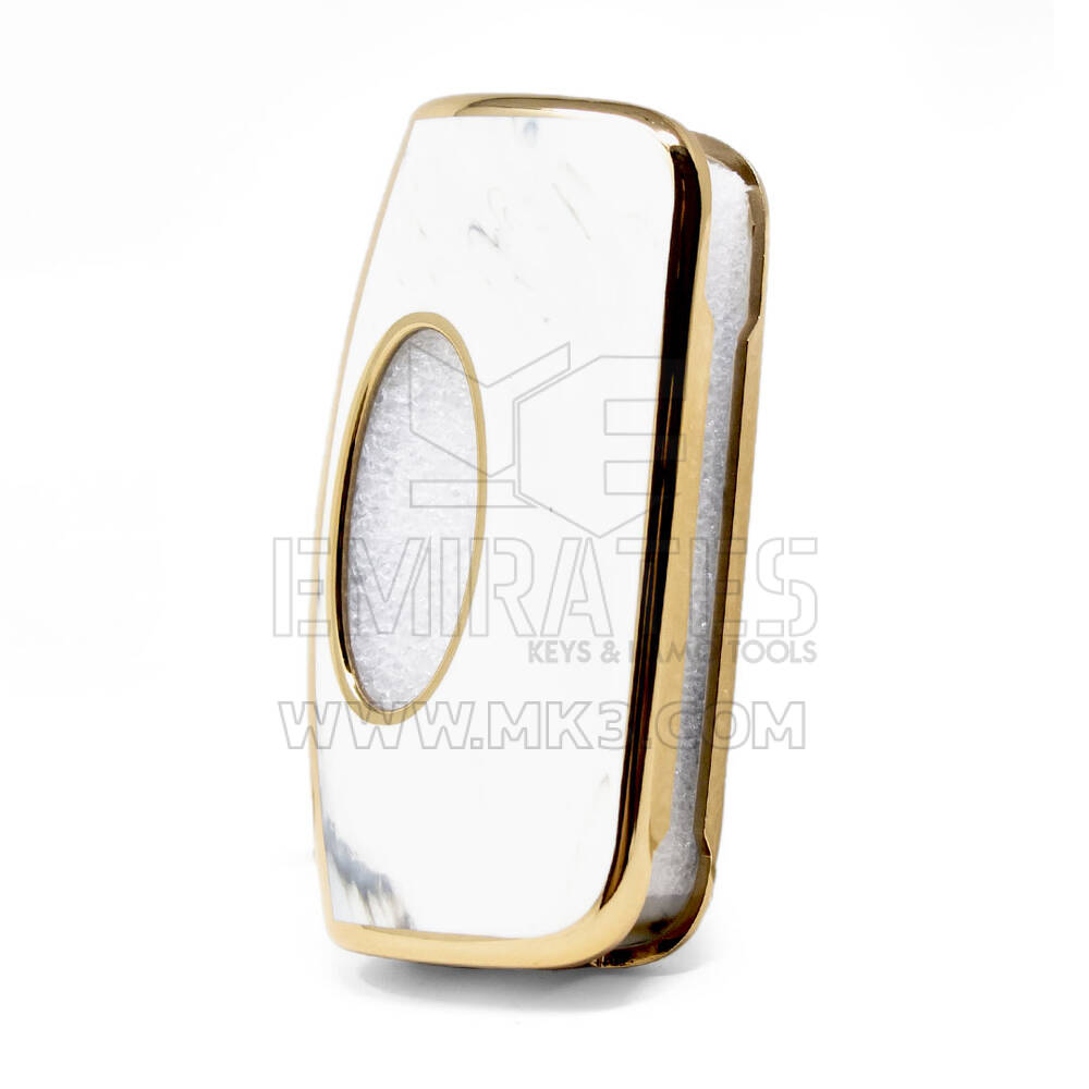 Capa Nano Mármore Ford Flip Chave Remota 3B Branco Ford-G12J | MK3
