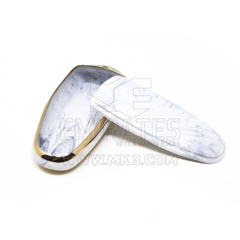 New Aftermarket Nano High Quality Marble Cover For Ford Remote Key 5 Buttons White Color Ford-J12J | Emirates Keys