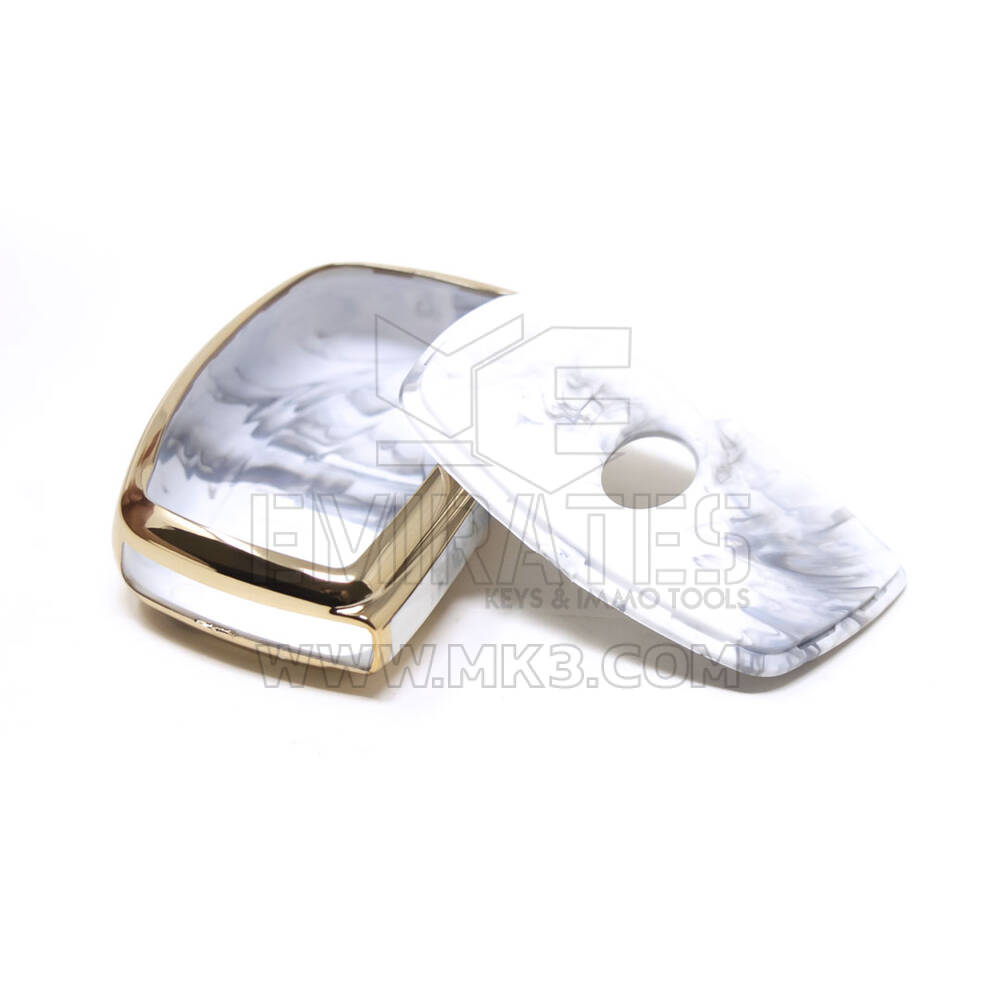 New Aftermarket Nano High Quality Marble Cover For Hyundai Remote Key 3 Buttons White Color HY-A12J3A | Emirates Keys