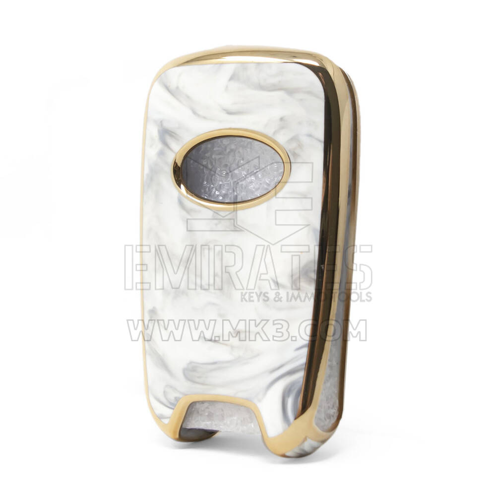 Cubierta Nano Marble Para Hyundai Flip Key 2B Blanco HY-C12J | MK3