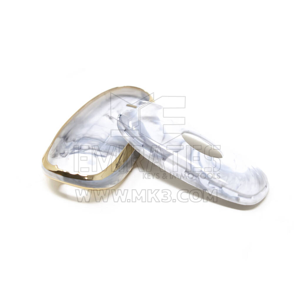 New Aftermarket Nano High Quality Marble Cover For Hyundai Remote Key 7 Buttons White Color HY-H12J7 | Emirates Keys