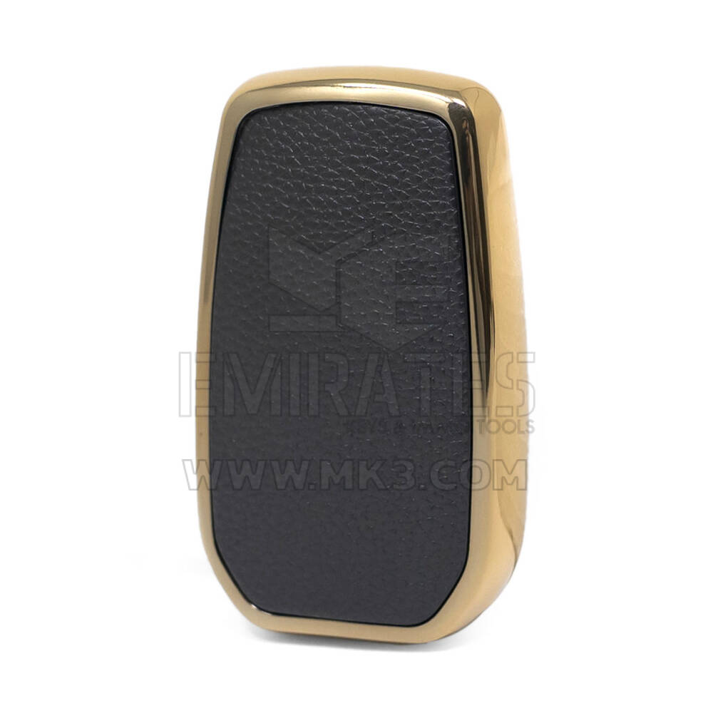 Funda de cuero Nano Gold para Toyota Key 3B negro TYT-A13J3 | MK3