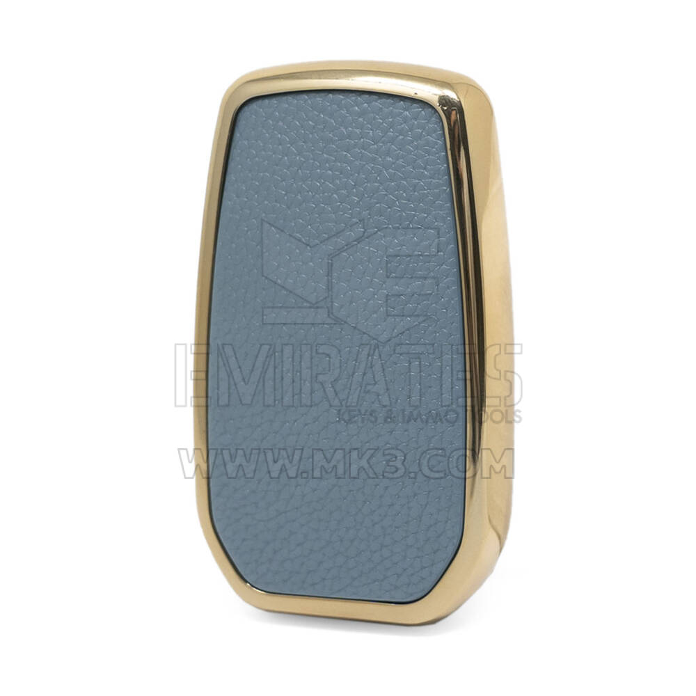 Funda de cuero Nano Gold para Toyota Key 3B gris TYT-A13J3 | MK3