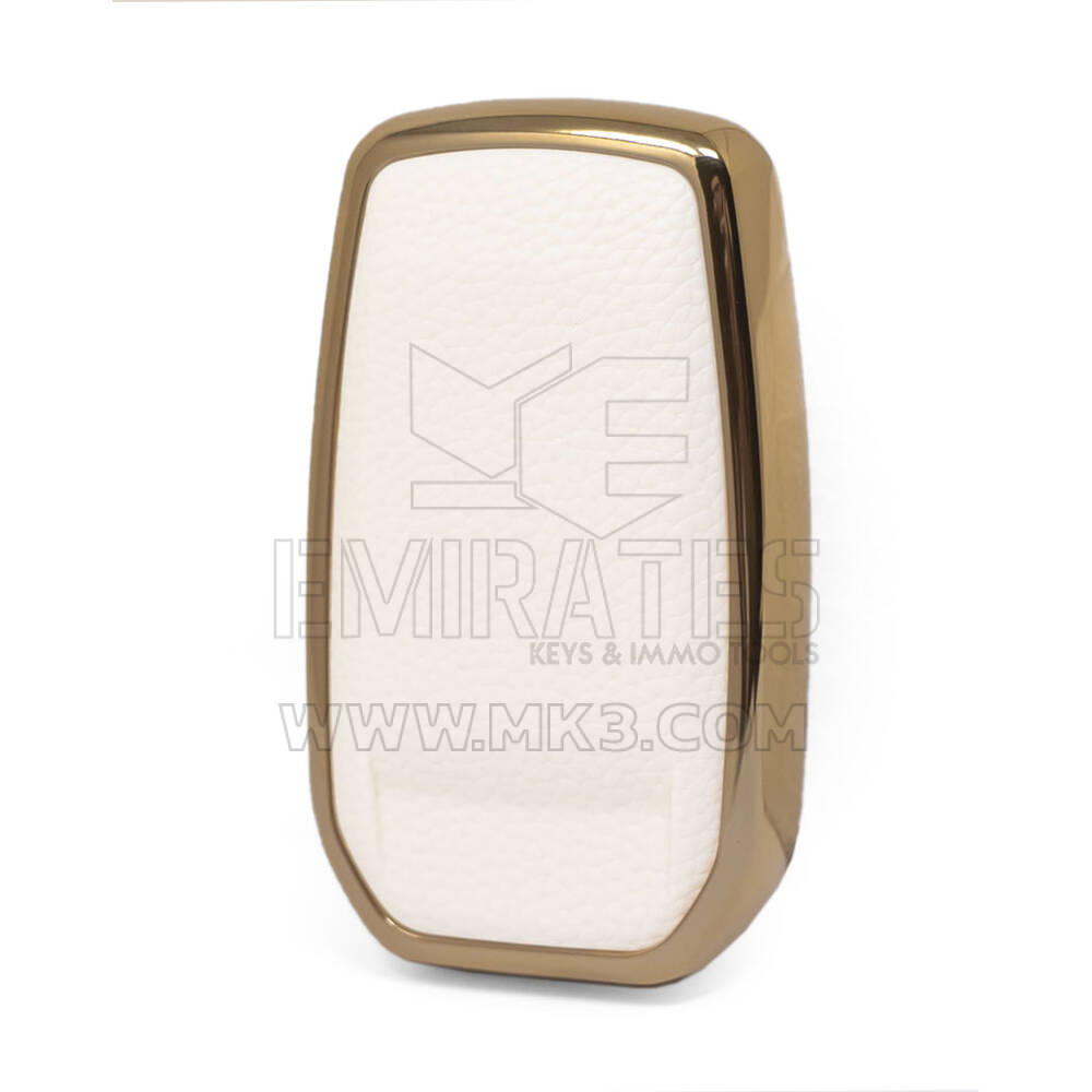 Funda de cuero Nano Gold para Toyota Key 3B blanco TYT-A13J3H | MK3