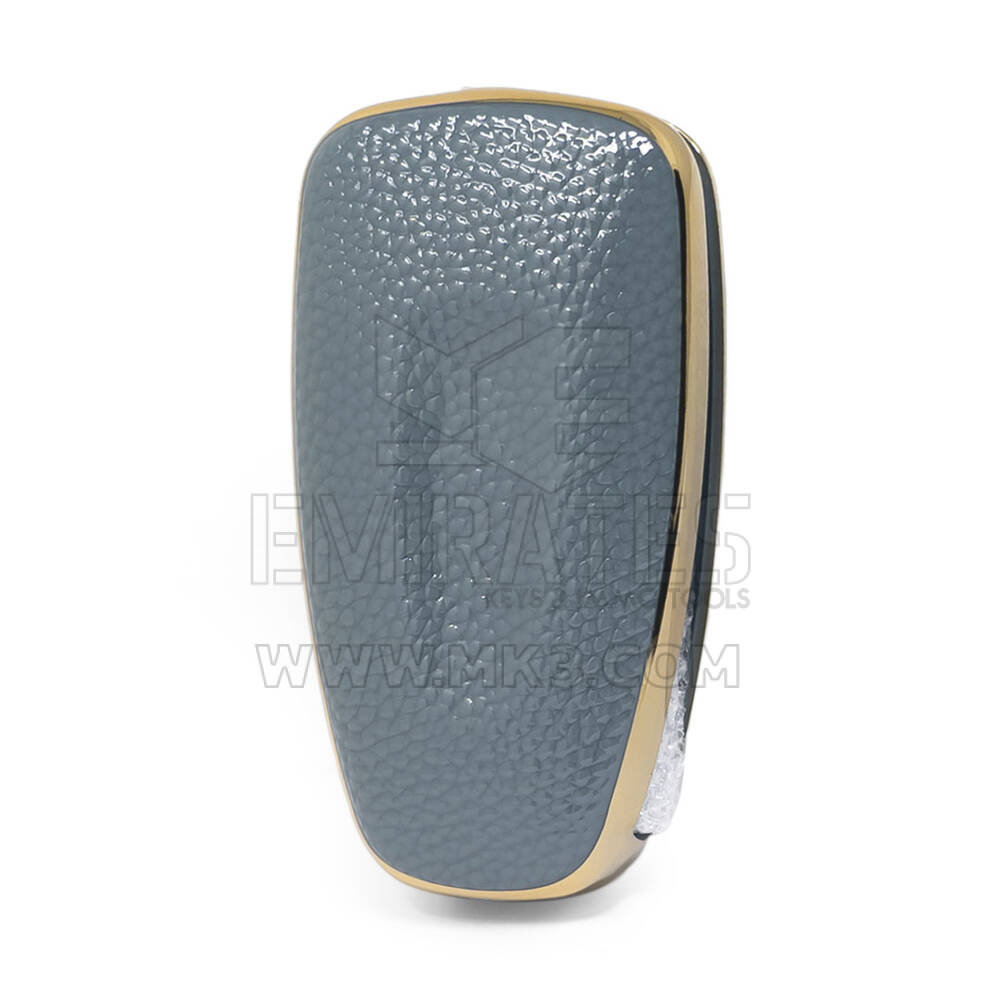 Capa em Pele Nano Dourada Ford Flip Key 3B Cinzenta Ford-E13J | MK3
