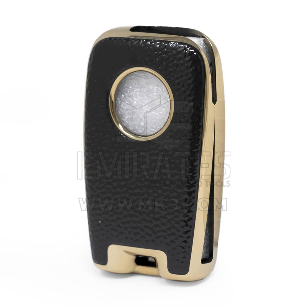 Cover in pelle Nano Gold per Venucia Key 4B Nera VNC-D13J | MK3