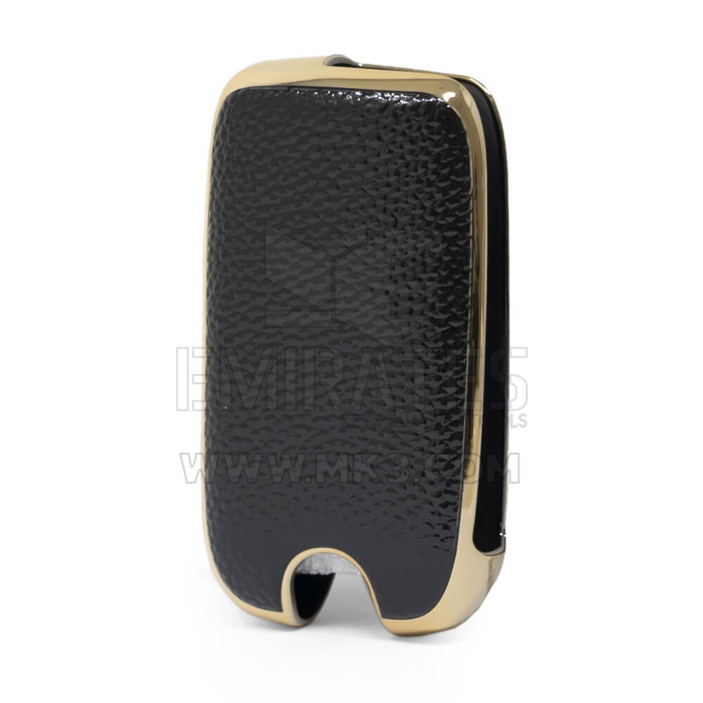 Cover in pelle Nano Gold per Roewe Flip Key 3B Nero RW-A13J | MK3