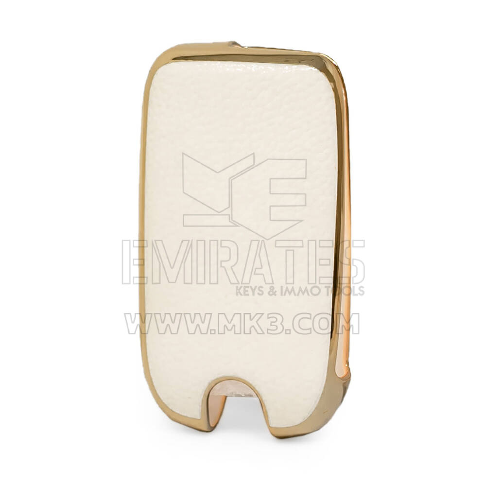 Cover in pelle Nano Gold per Roewe Flip Key 3B Bianco RW-A13J | MK3