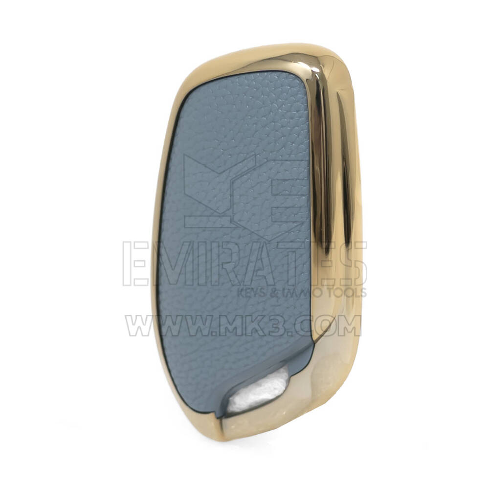 Cover in pelle Nano Gold Roewe Remote Key 3B Grigio RW-B13J | MK3