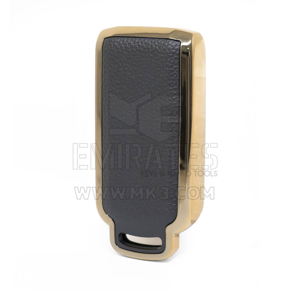 Nano Gold Leather Cover Mitsubishi Key 3B Black MSB-A13J | MK3