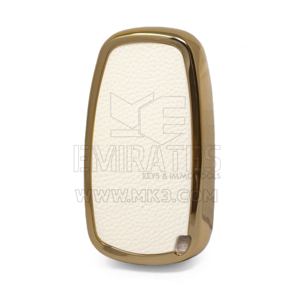 Cover in pelle Nano Gold per Great Wall Key 3B Bianco GW-A13J | MK3
