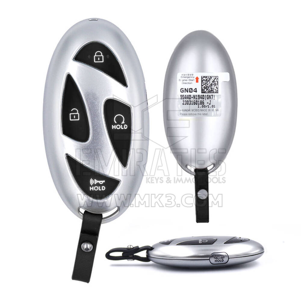 Hyundai Grandeur 2023 Orijinal Akıllı Uzaktan Kumanda Anahtarı 4+1 Düğme 433MHz 95440-N1940