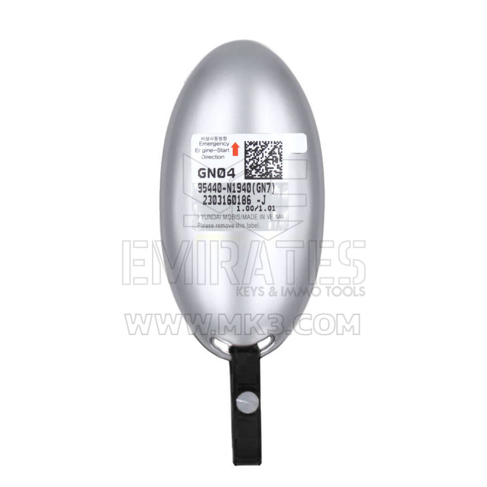 Yeni Hyundai Grandeur 2023 Orijinal / OEM Akıllı Uzaktan Kumanda 5 Düğme 433MHz OEM Parça Numarası: 95440-N1940 / 95440N1940 FCC Kimliği: TQ8-FOB-4F61U43 | Emirates Keys