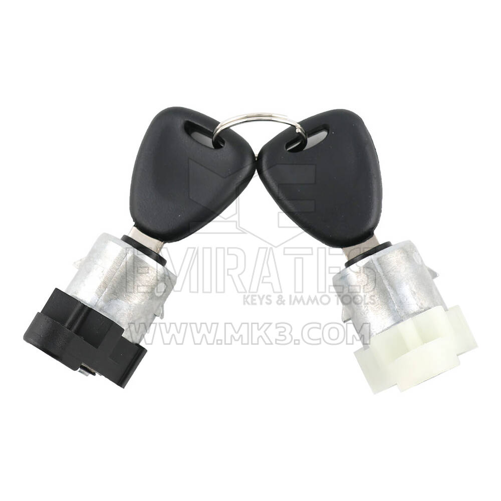 Fechadura de porta Renault Kangoo - Branca e Preta