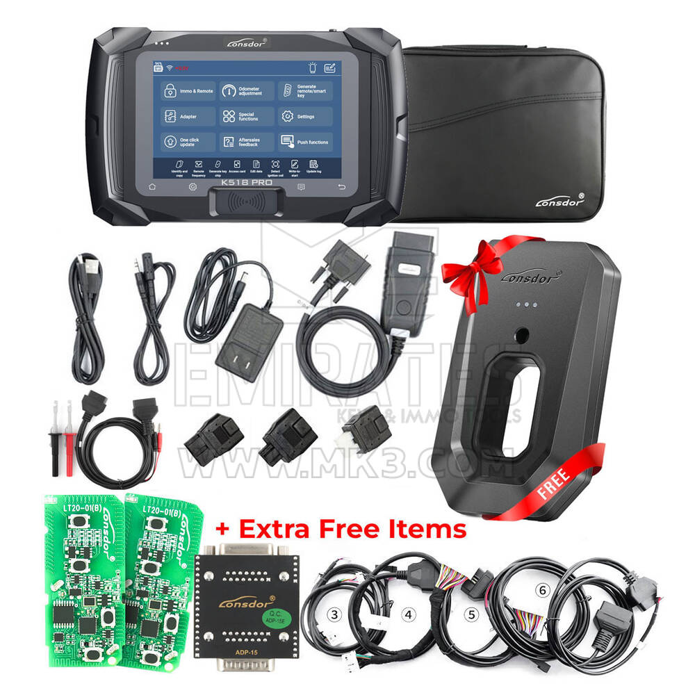 Lonsdor K518 Pro Key Programmer Device & Free Lonsdor Bluetooth Smart Key Generator | MK3