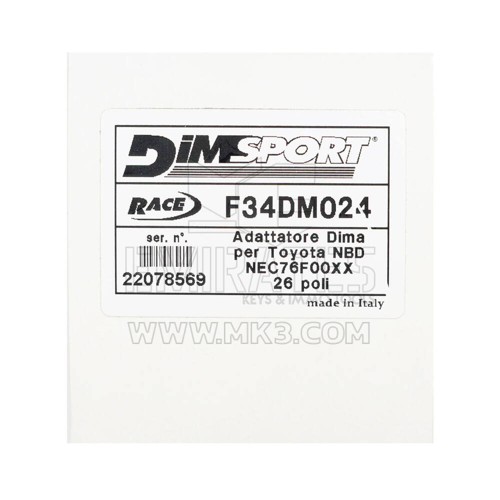 Dimsport New Trasdata Positioning Frame Adapter for DENSO - NEC NBD 26 pin For TOYOTA NBD NEC76F00XX  | Emirates Keys