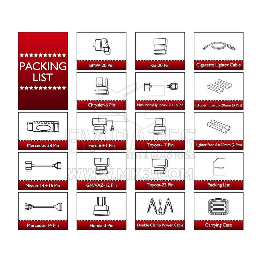 LANÇAMENTO Kit Adaptador Não-16 Pinos para Carros de Passageiros | MK3