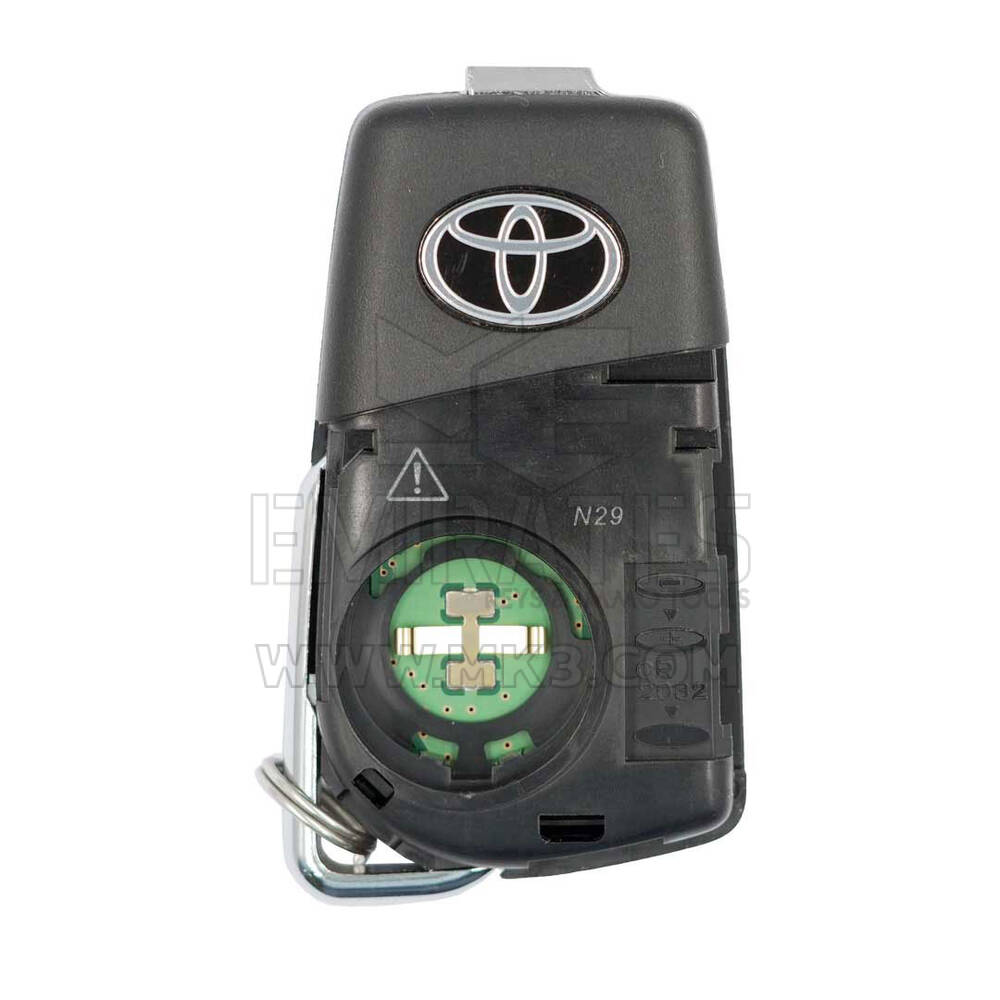 Used Toyota Corolla Original Flip Remote Key 3 Buttons 433MHz | Emirates Keys