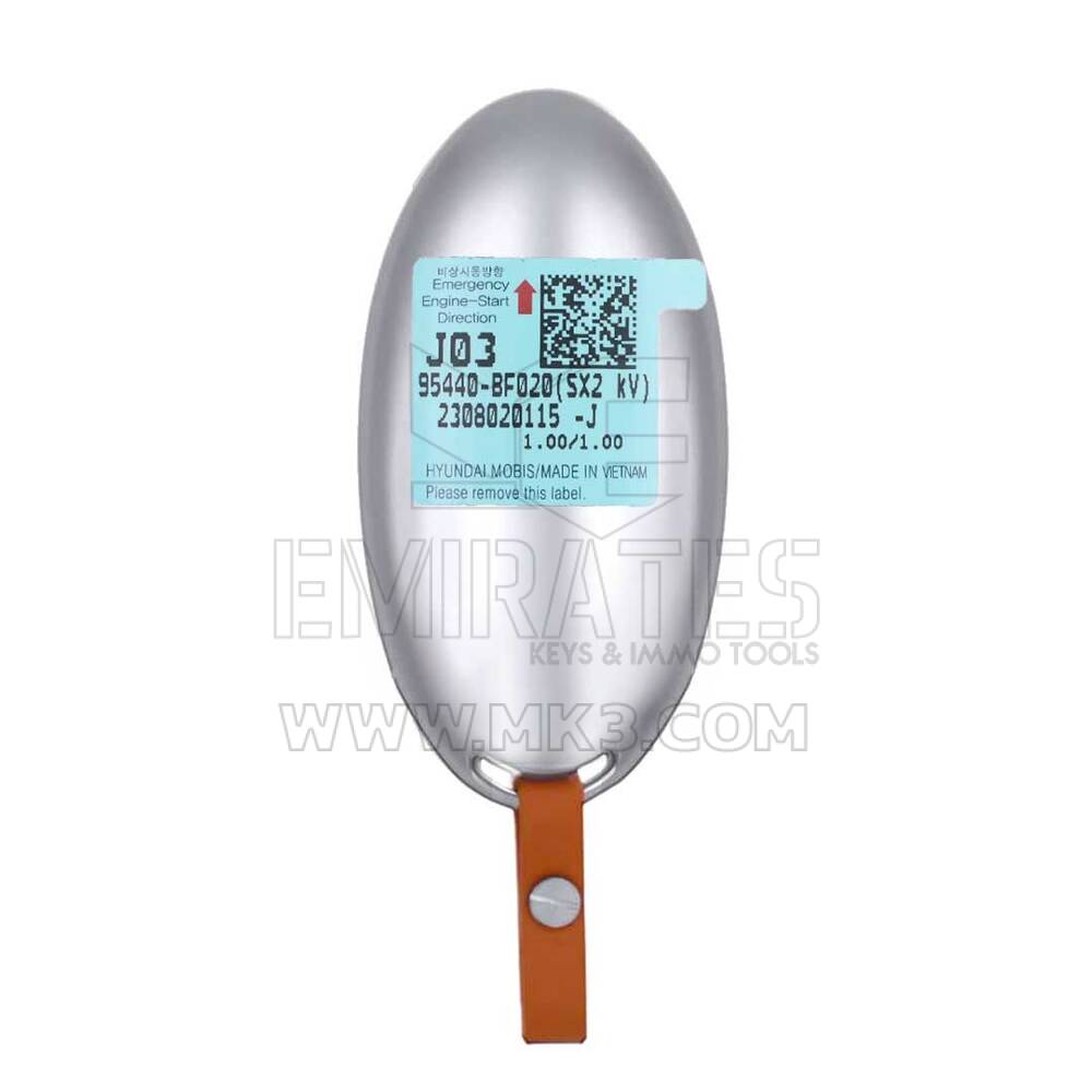 Yeni Hyundai 2023 Orijinal / OEM Akıllı Uzaktan Anahtar 4+1 Düğmeler 433MHz OEM Parça Numarası: 95440-BF020 | Emirates Keys