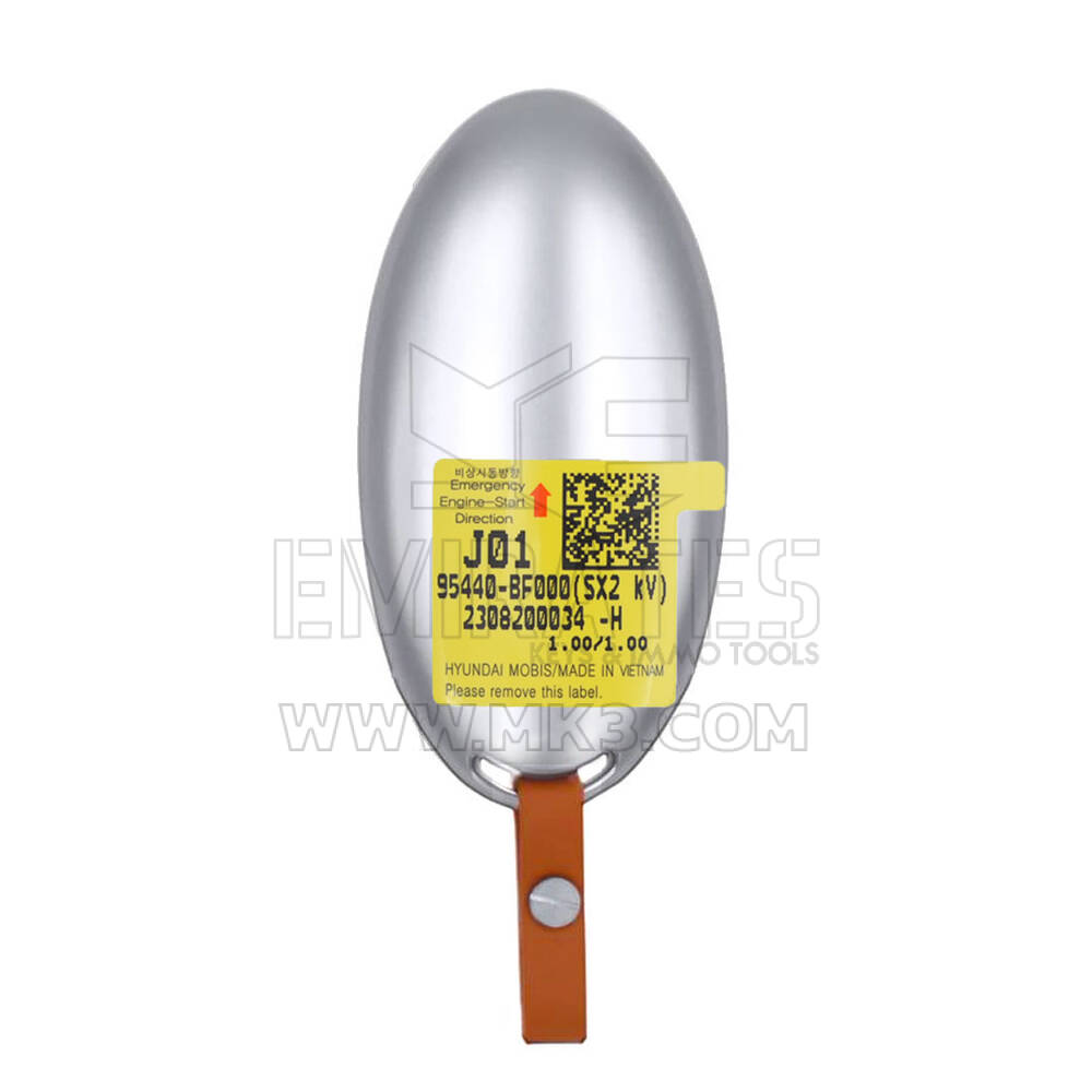 Yeni Hyundai Kona 2024 Orijinal / OEM Akıllı Uzaktan Anahtar 6+1 Düğme 433MHz OEM Parça Numarası: 95440-BF000 , 95440BF000 | Emirates Keys