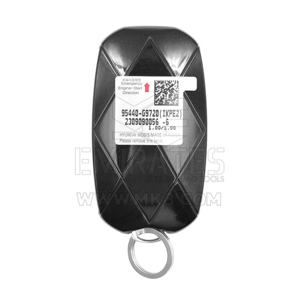 Новый оригинальный ключ-брелок Genesis G70 2024 года выпуска / OEM Smart Remote Key 4+1 кнопки 433 МГц Номер детали OEM: 95440-G9720, 95440G9720 | Emirates Keys