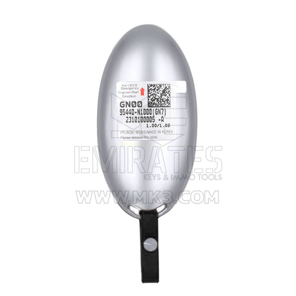 Llave remota inteligente original/OEM para Hyundai Grandeur 2023, 4+1 botones, 433 MHz. Número de pieza OEM: 95440-N1000, 95440N1000 | Emirates Keys