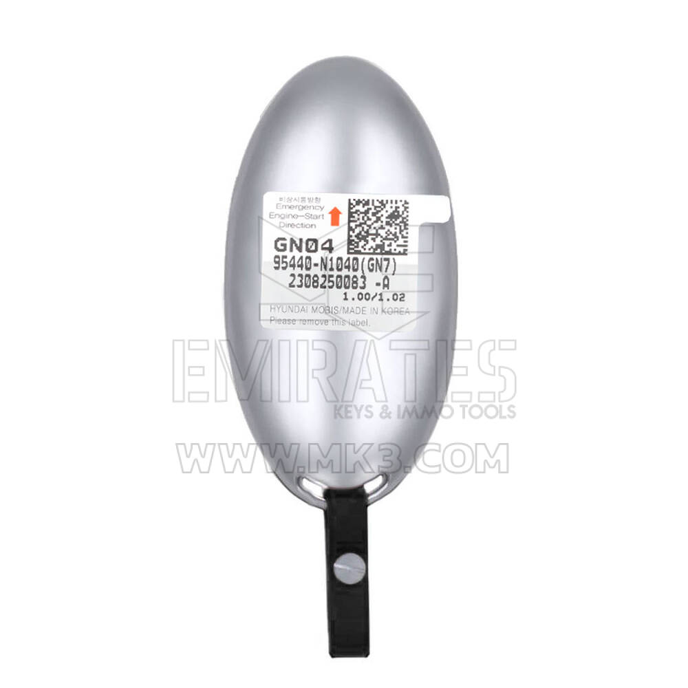 Llave remota inteligente original/OEM para Hyundai Grandeur 2023, 4+1 botones, 433 MHz. Número de pieza OEM: 95440-N1040, 95440N1040 | Emirates Keys