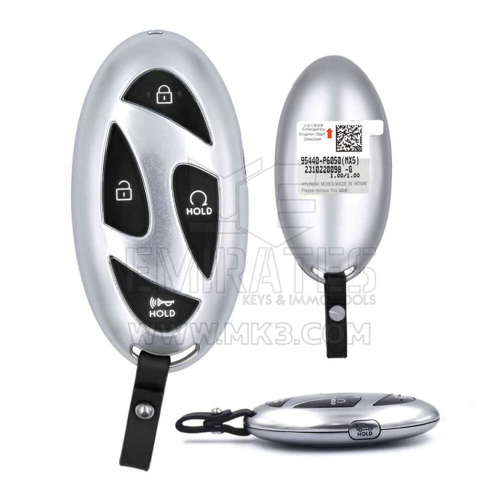 Llave remota inteligente original Hyundai Santa Fe MX5 2023, 4+1 botones, 433 MHz, 95440-P6050