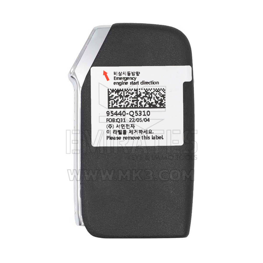 Оригинальный смарт-ключ с дистанционным управлением KIA Seltos 2021 года выпуска, 3 кнопки, 433 МГц, номер детали OEM: 95440-Q5310, 95440Q5310 | Emirates Keys