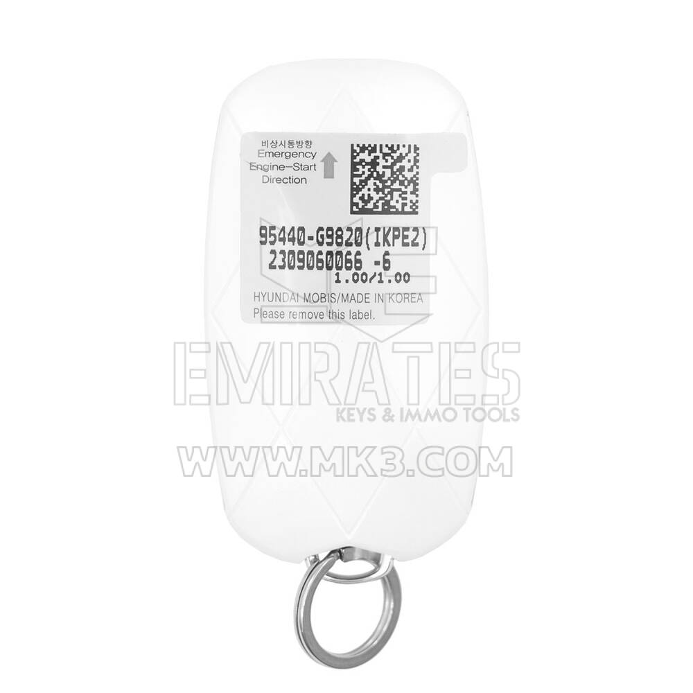 Новый оригинальный ключ-брелок Genesis G70 2024 года выпуска / OEM Smart Remote Key 4+1 кнопки 433 МГц Номер детали OEM: 95440-G9820, 95440G9820 | Emirates Keys