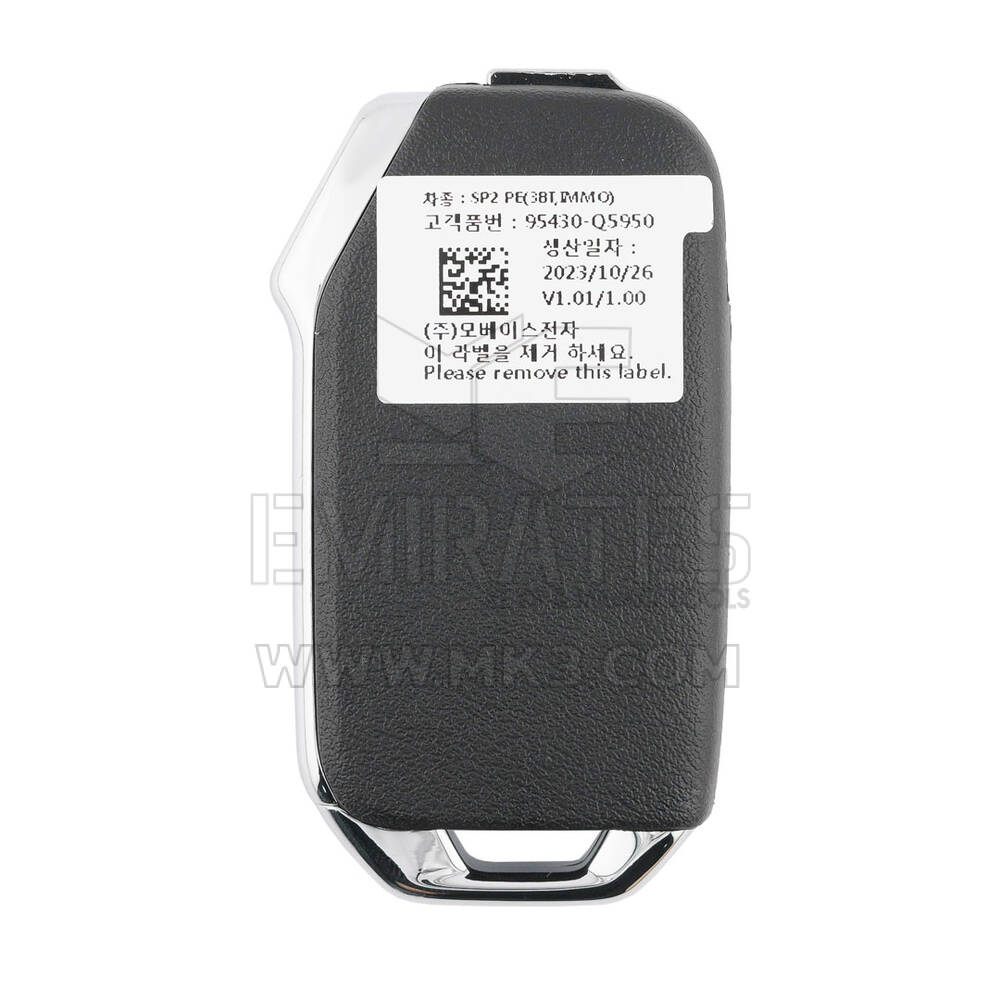 Новый оригинальный выкидной ключ дистанционного управления Kia Seltos 2023 года выпуска с 3 кнопками, 433 МГц, номер детали OEM: 95430-Q5950, 95430Q5950 | Emirates Keys
