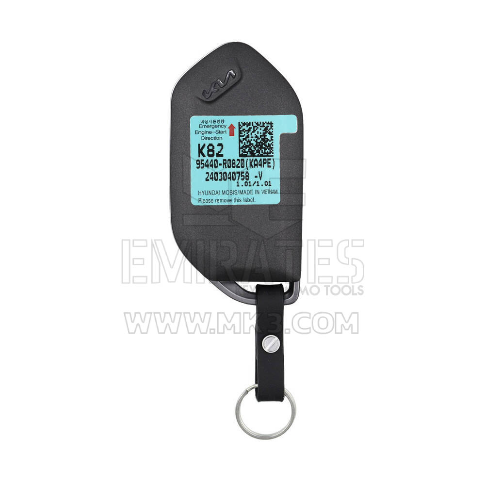New KIA Carnival 2024 Genuine / OEM Smart Remote Key 8+1 Buttons 433MHz OEM Part Number: 95440-R0820 , 95440R0820 | Emirates Keys