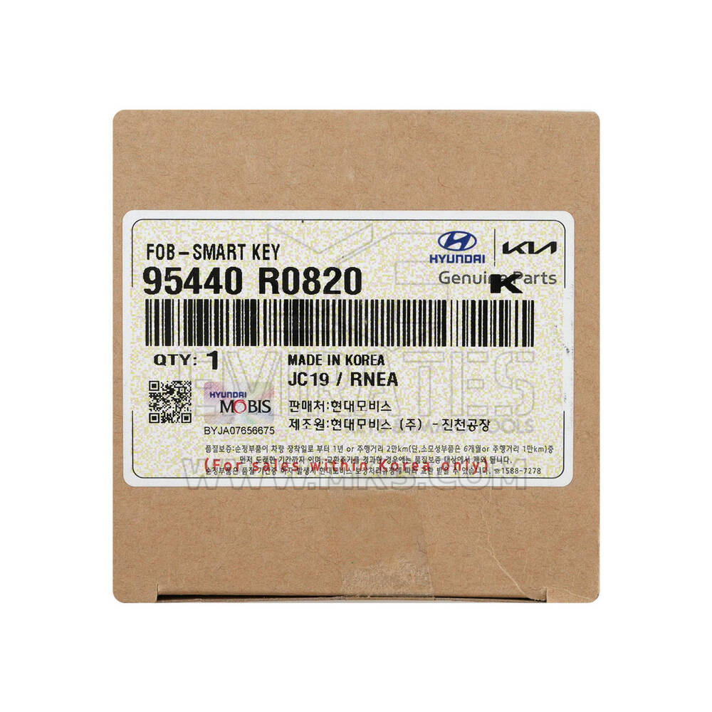 New KIA Carnival 2024 Genuine / OEM Smart Remote Key 8+1 Buttons 433MHz OEM Part Number: 95440-R0820 , 95440R0820 | Emirates Keys