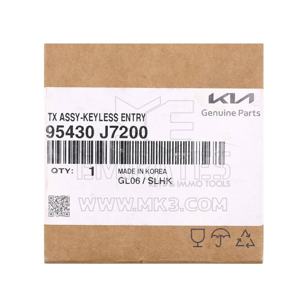 New KIA Ceed 2022 Genuine / OEM Flip Remote Key 3 Buttons 433MHz OEM Part Number: 95430-J7200, 95430J7200 | Emirates Keys