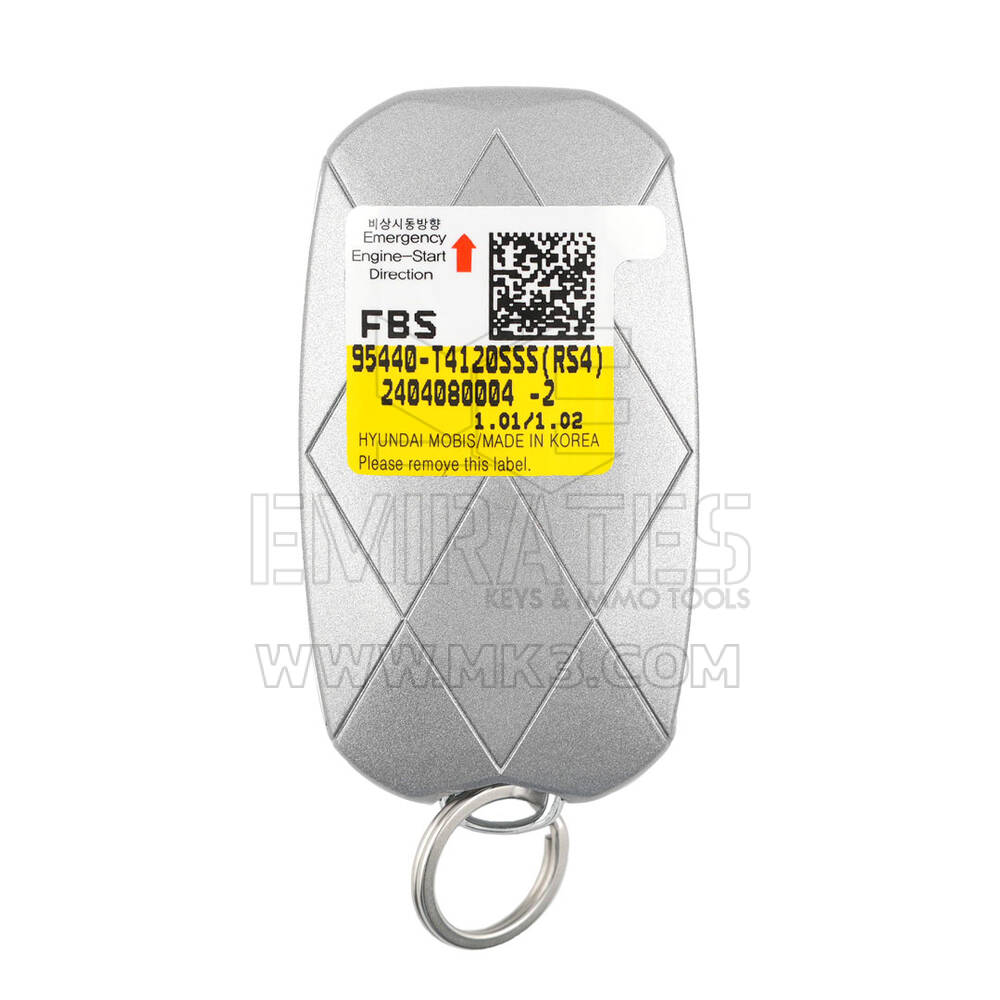 مفتاح التحكم عن بعد الذكي Genesis G90 2024 الأصلي / OEM 6 + 1 أزرار 433 ميجا هرتز رقم جزء OEM: 95440-T4120SSS، 95440T4120SSS | مفاتيح الإمارات